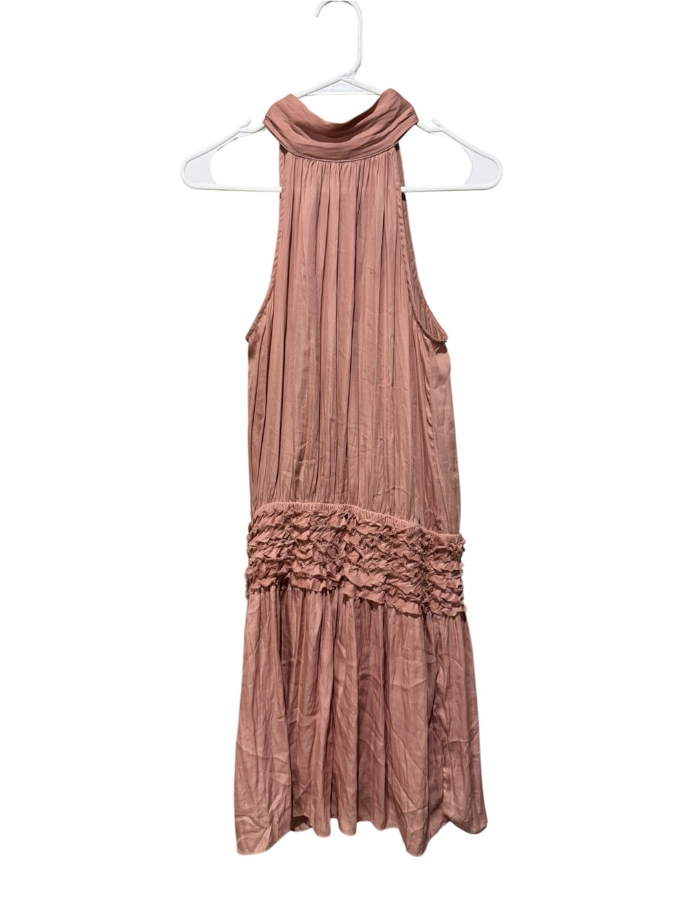 DO+BE Dusty Rose Pink Halter Mini Dress